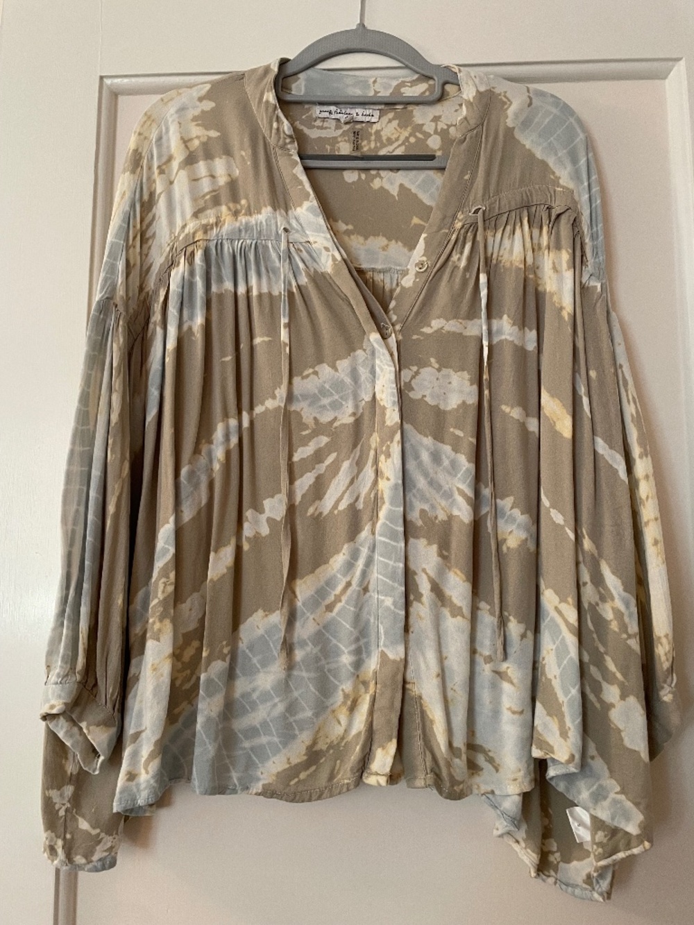 Tie dye long sleeve top